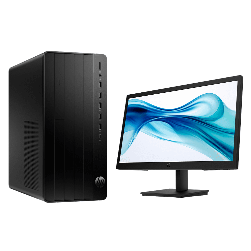 HP Pro Tower 290 G9 desktop with monitor