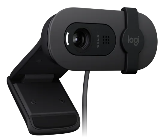 Logitech 1080p webcam with built-in microphone