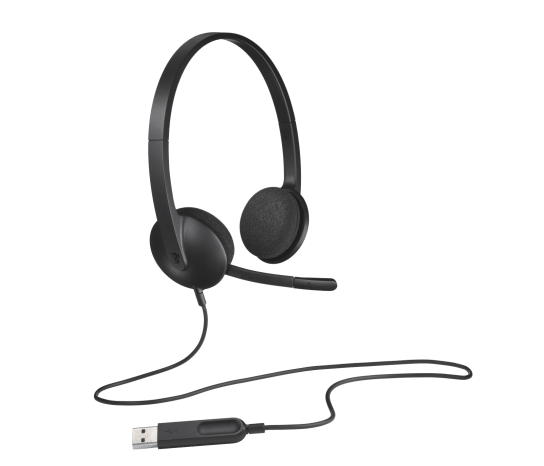 USB headset for online meetings and VOIP calls