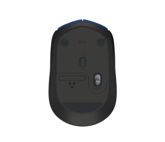 Wireless mouse with USB receiver for lapto