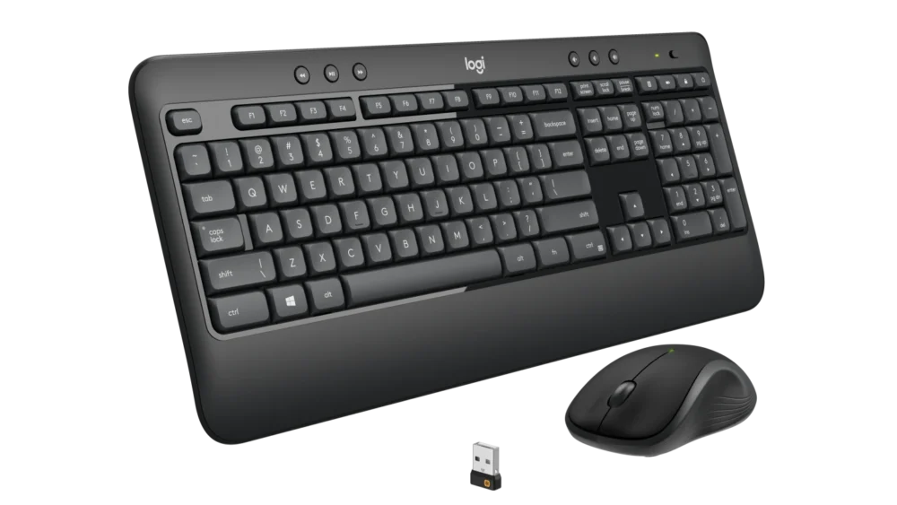 Logitech MK540 keyboard and mouse with Unifying receiver