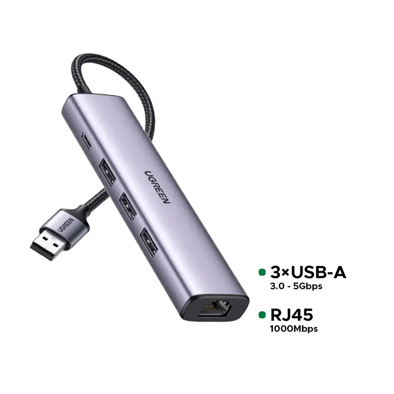 UGREEN CM475 USB-C Hub with Gigabit Ethernet 60554