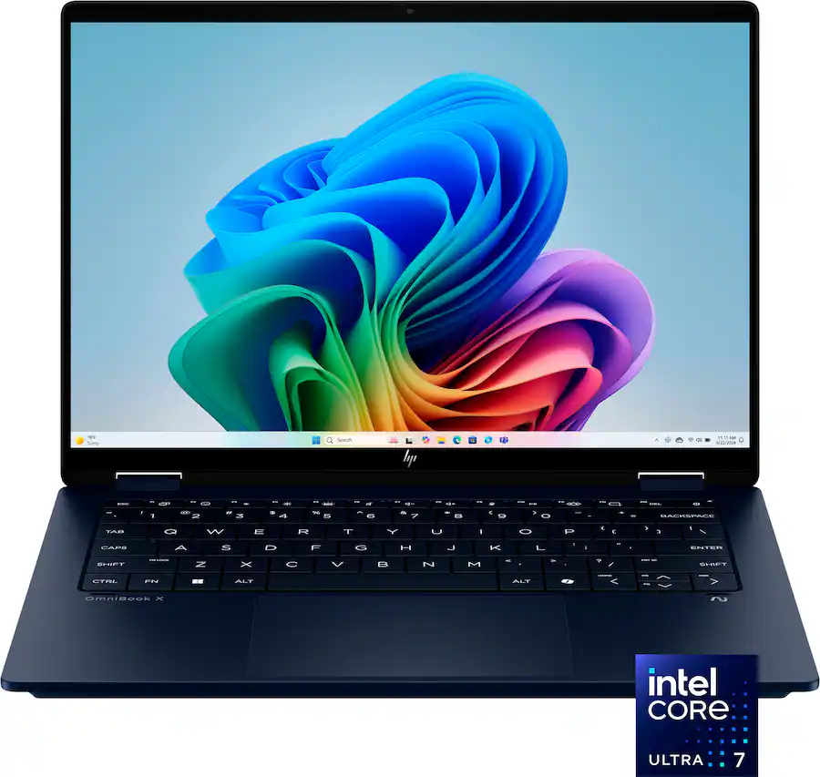 HP OmniBook X Flip 14-inch Laptop (Intel Core Ultra 7, 16GB RAM, 1TB SSD, 2K Touch, AI PC) – Brand New - Image 2